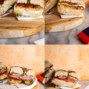 NYC Bagel selection box (20 half bagels) - 10 personen