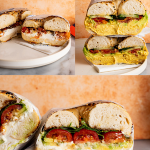 Vega/vegan box  (20 half bagels) - 10 personen